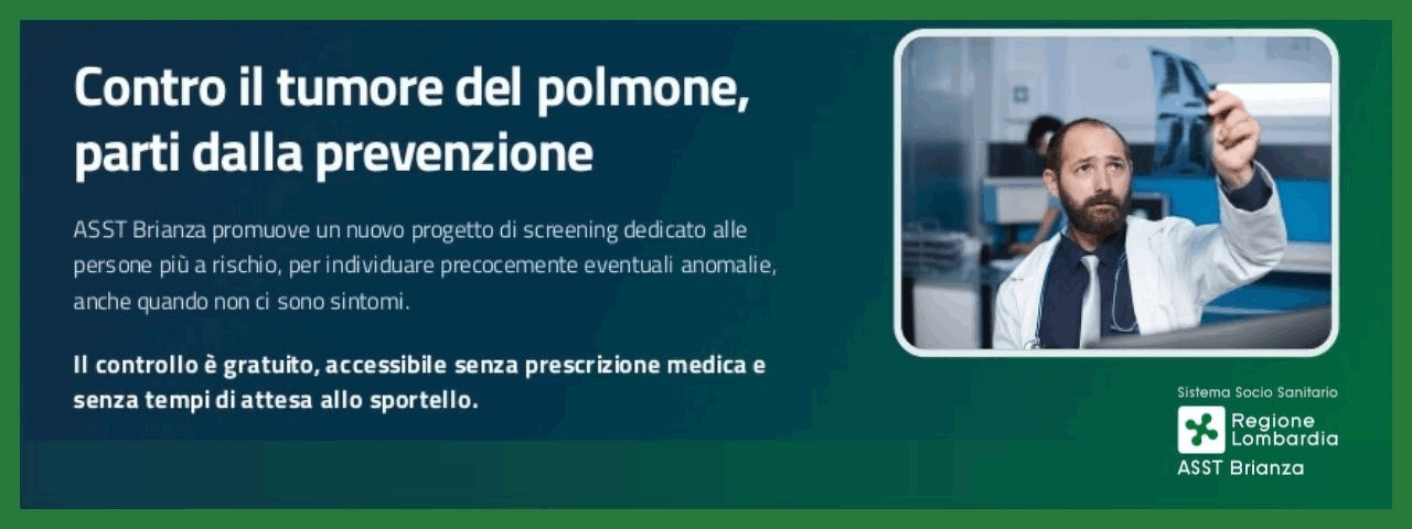 Tumore del polmone: screening gratuito