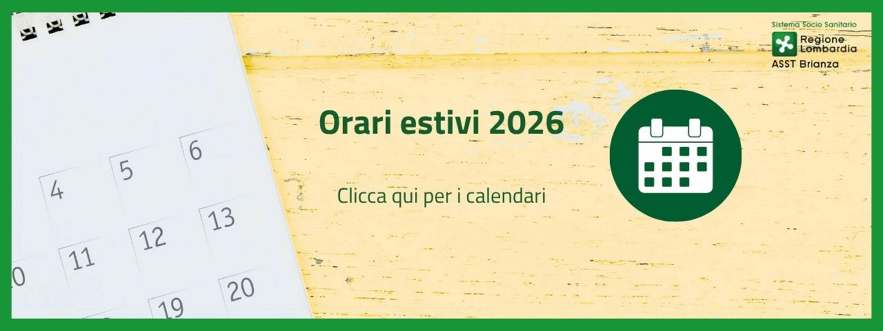 Orari estivi 2026